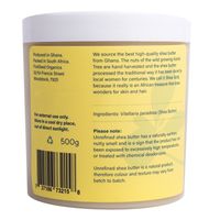 First Seed Organics Unrefined Shea Butter 500ml